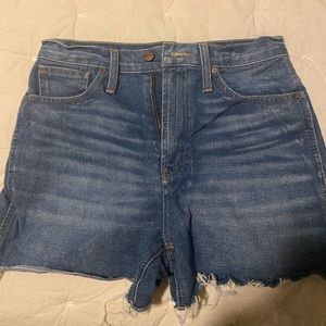 Madewell perfect jean short